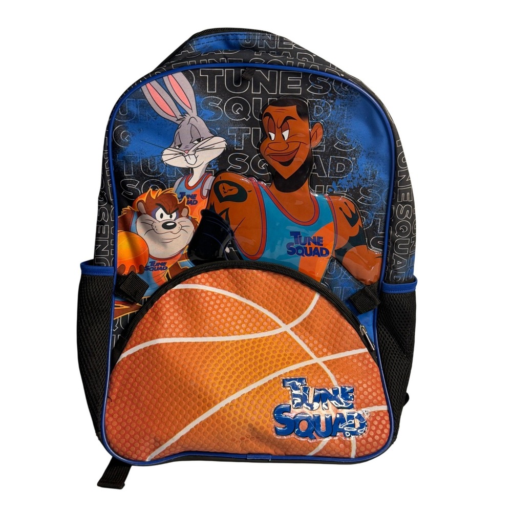 Space Jam A New Legacy Backpack Blue LeBron James Bugs Bunny Tune Basketball